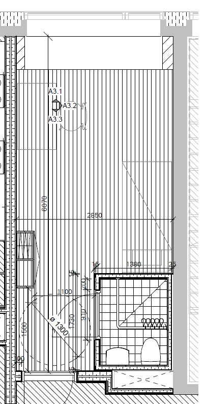 Grundplan Værelse Type C